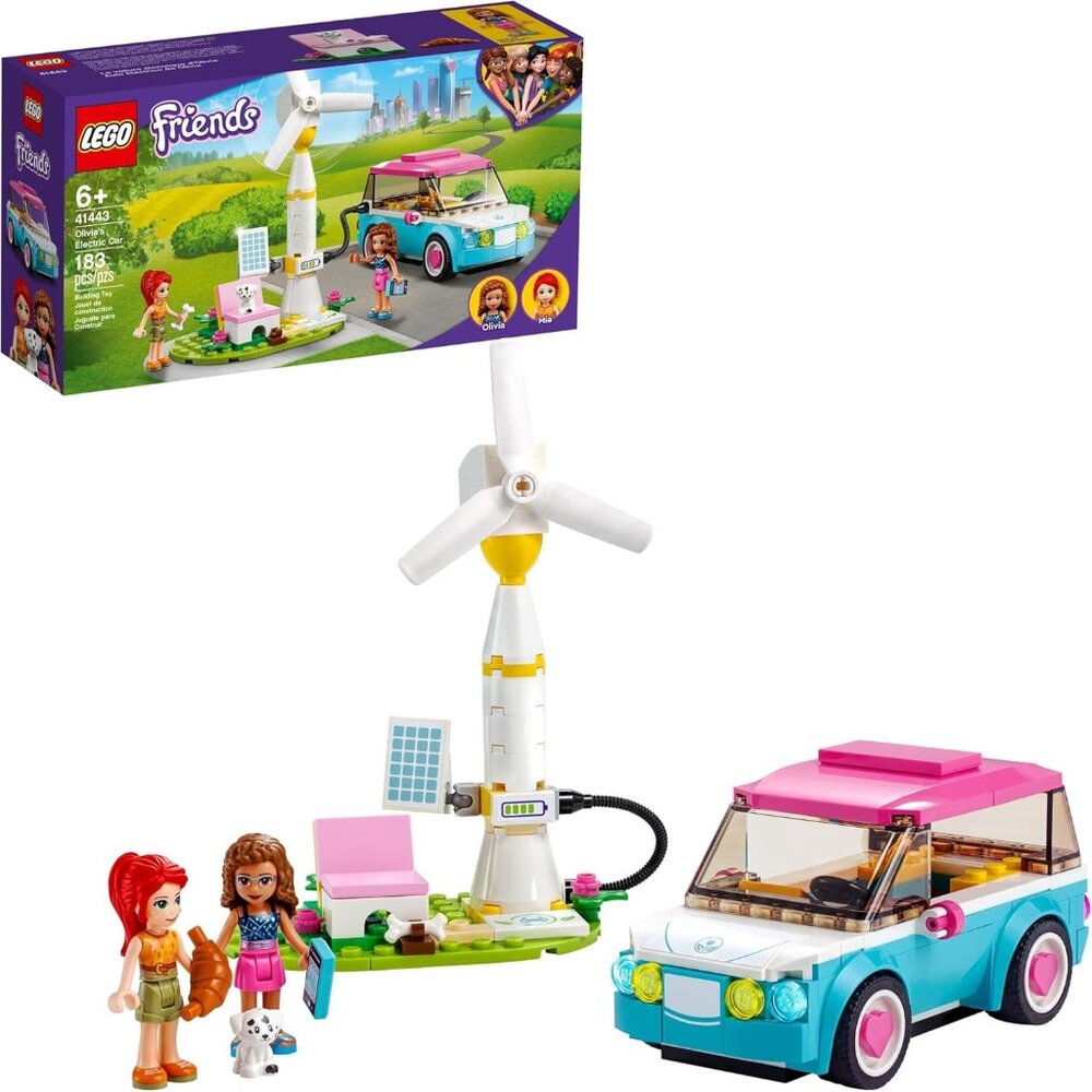 Lego Friends Olivia's Electric Car 41443 Vehicle   Brand New
